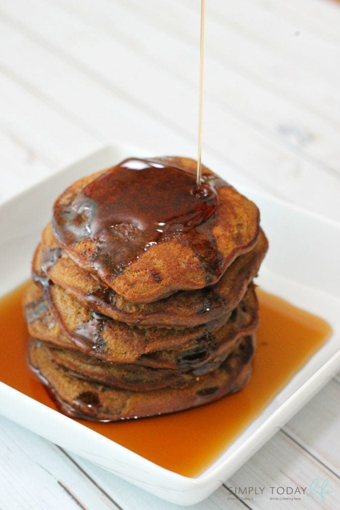 Easy Pumpkin Filled Pancakes For Fall
