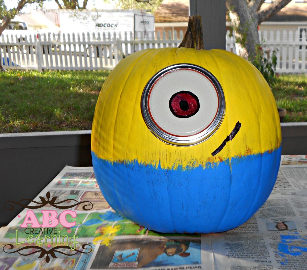 One Eyed Minion Pumpkin