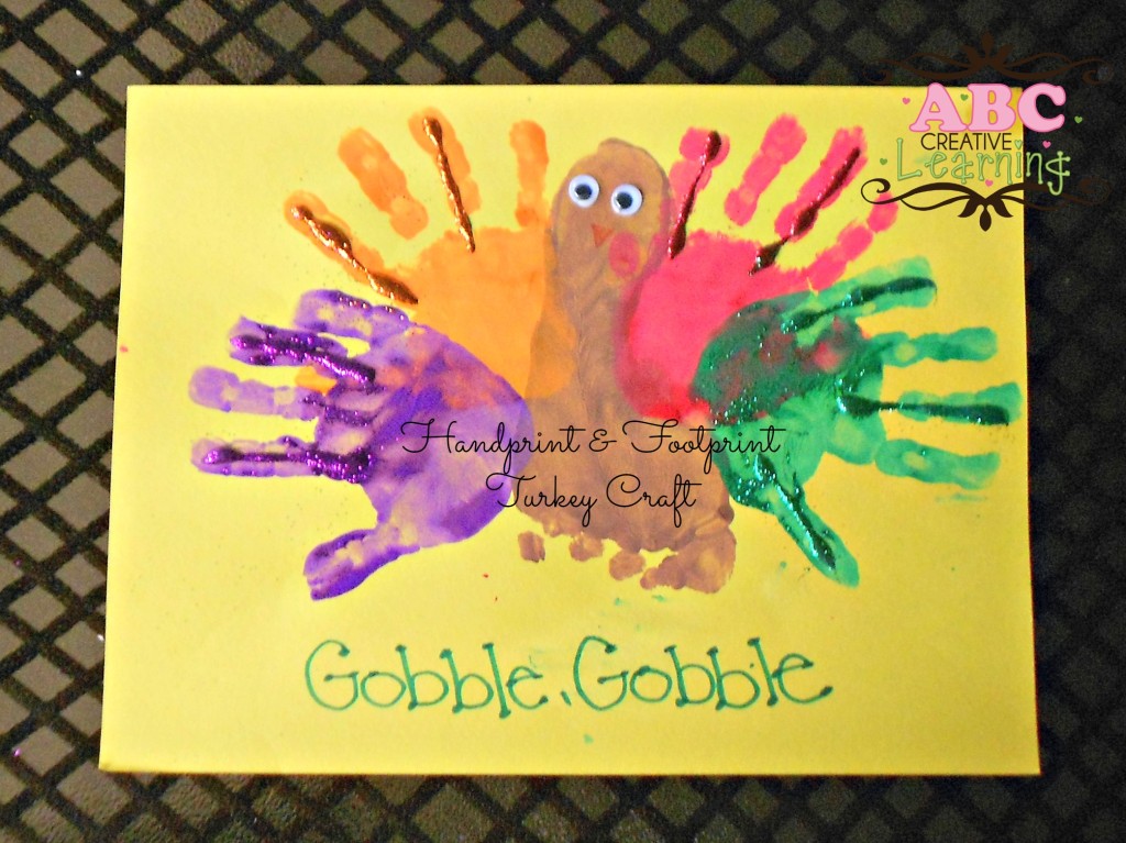 Handprint & Footprint Turkey Kids Crafts