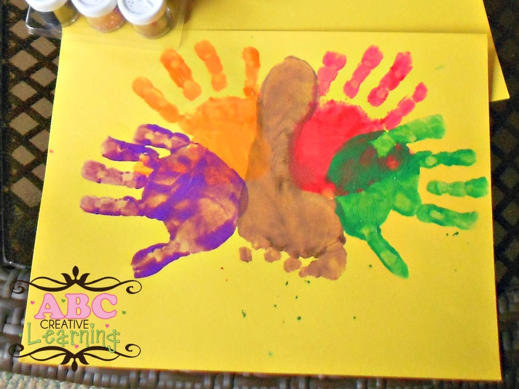 Handprint and Footprint Turkey