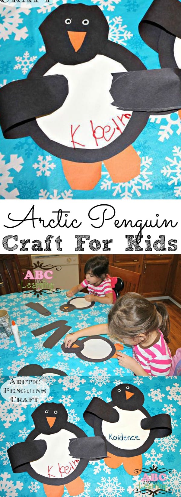 Arctic Penguin Craft For Kids