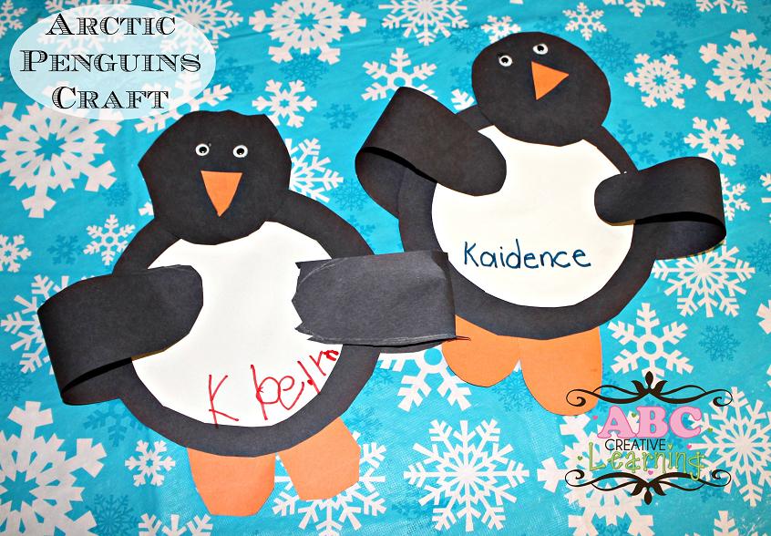 penguin craft template