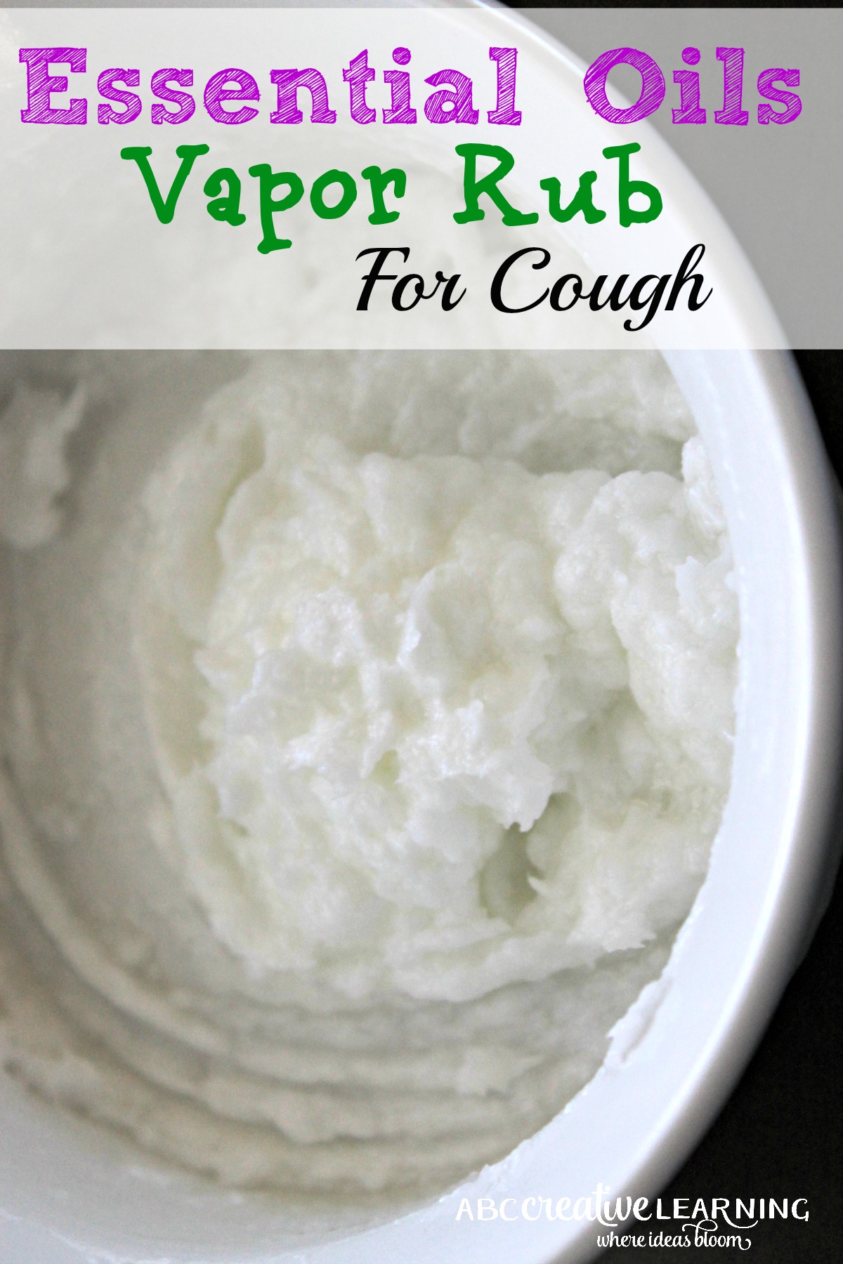 Essential Oils Vapor Rub For Cough