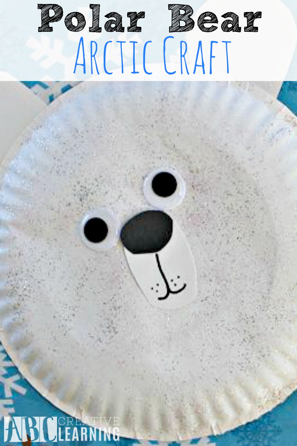 Easy Polar Bear Arctic Craft Paper Plate Perfect For Preschoolers