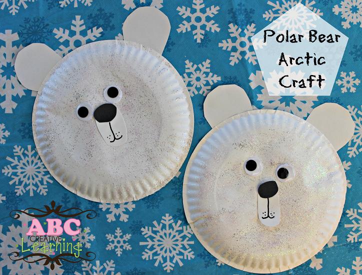 Easy Polar Bear Arctic Craft Paper Plate Perfect For Preschoolers