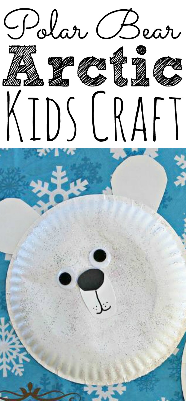 Easy Polar Bear Arctic Craft Paper Plate Perfect For Preschoolers