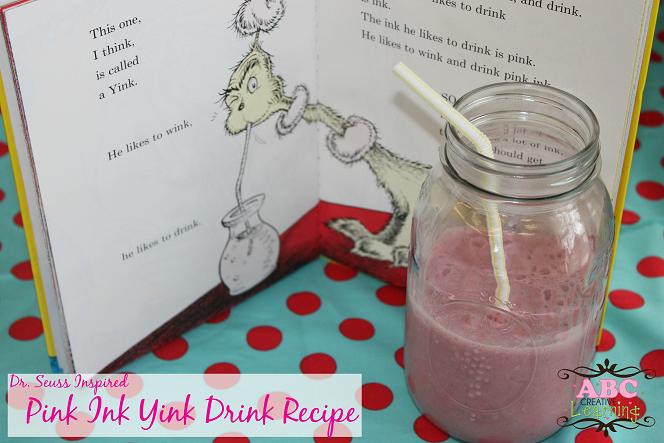 Dr. Seuss Pink Ink Yink Drink