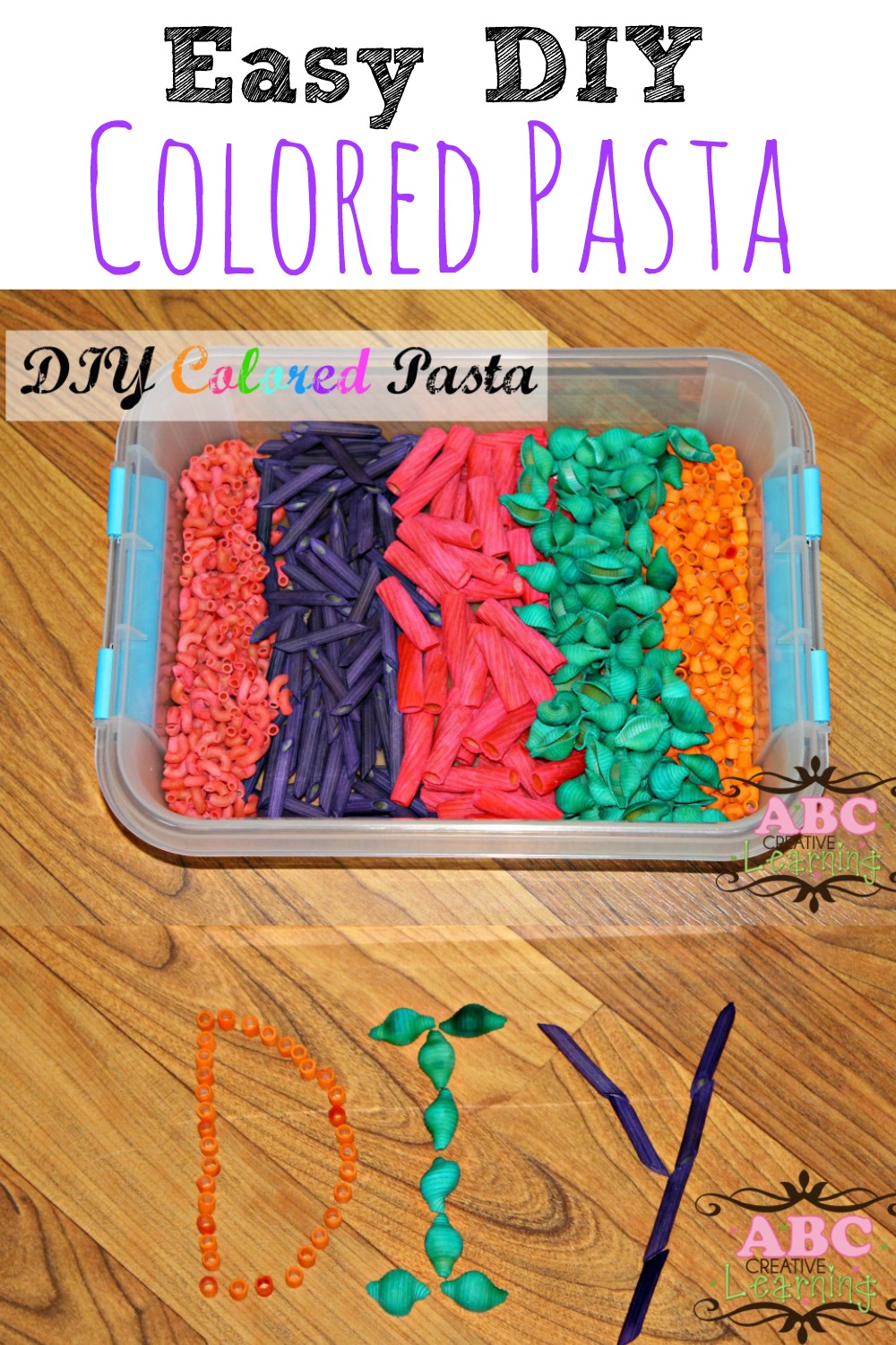 DIY Colored Pasta