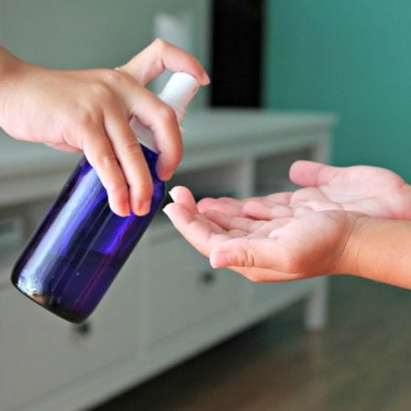 DIY Natural Hand Sanitizer Spray with Essential Oils - simplytodaylife.com