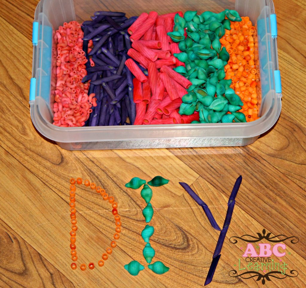 DIY Pasta Coloring