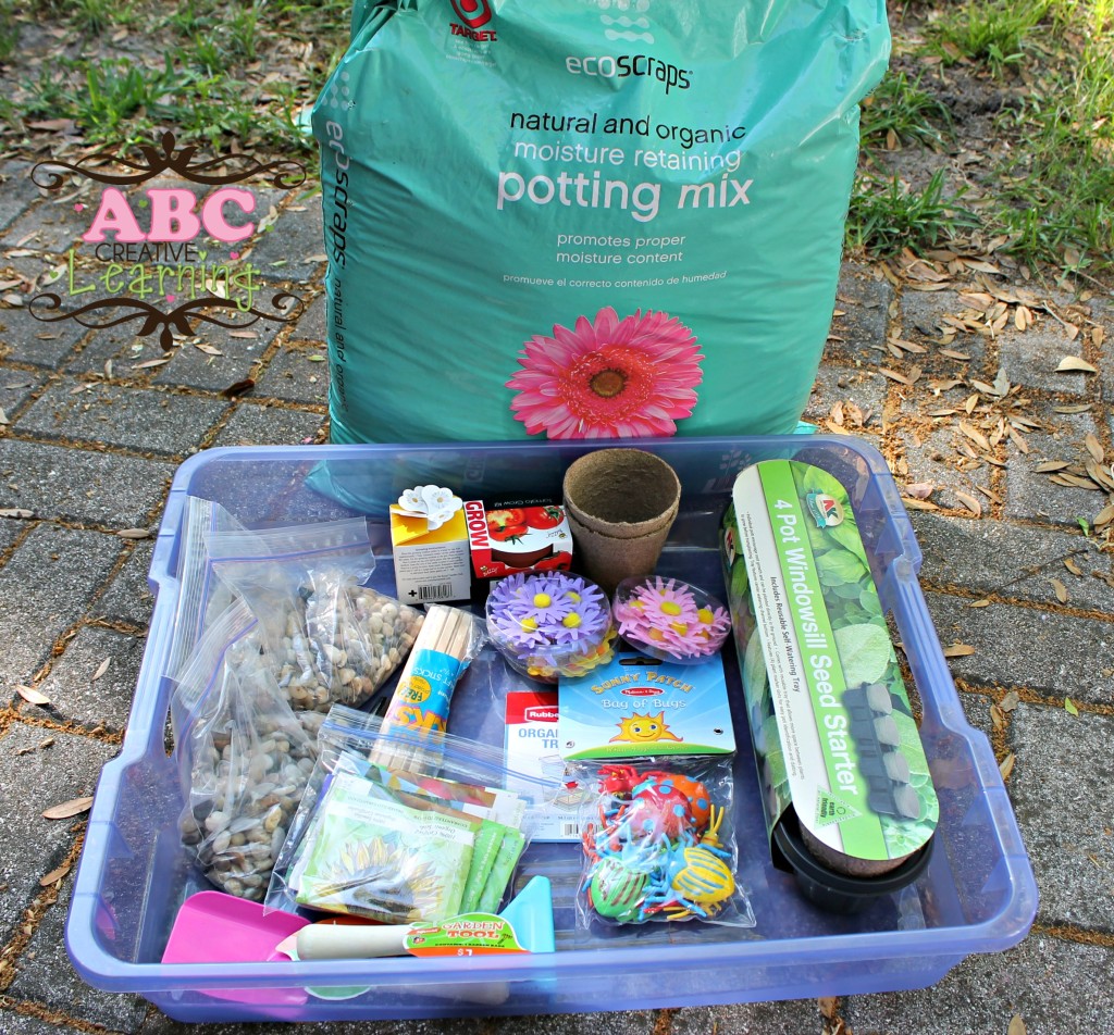 Garden Sensory Bin Items