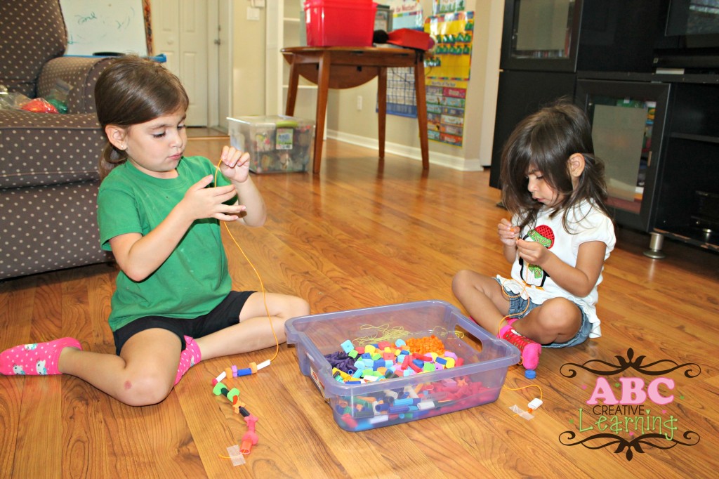 Necklace Stringing Fine Motor Skills