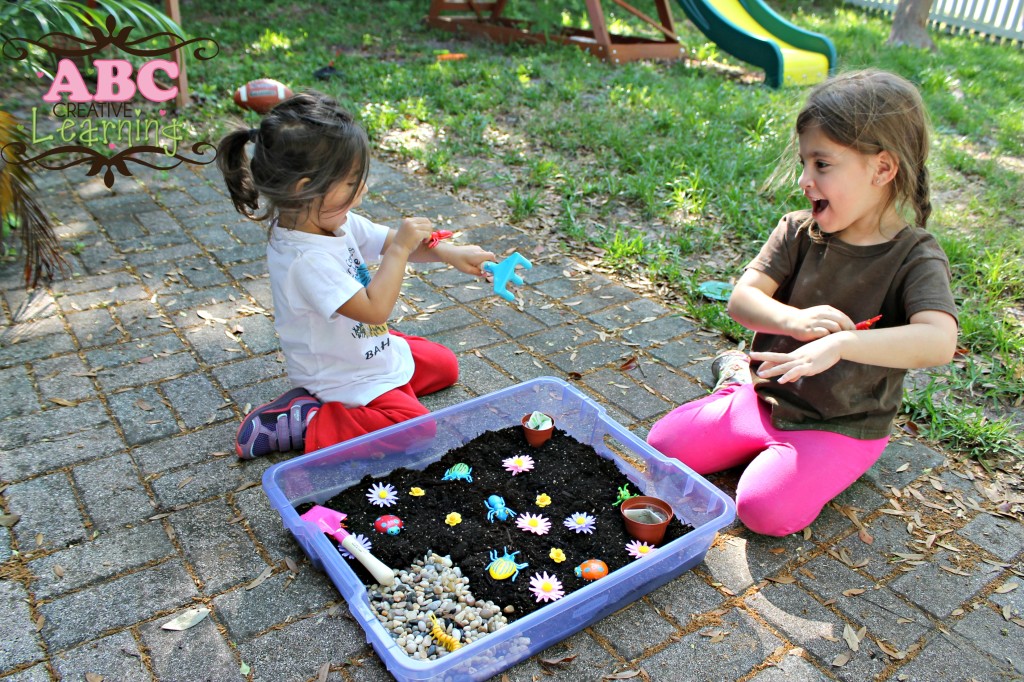 Outside Sensory Bin