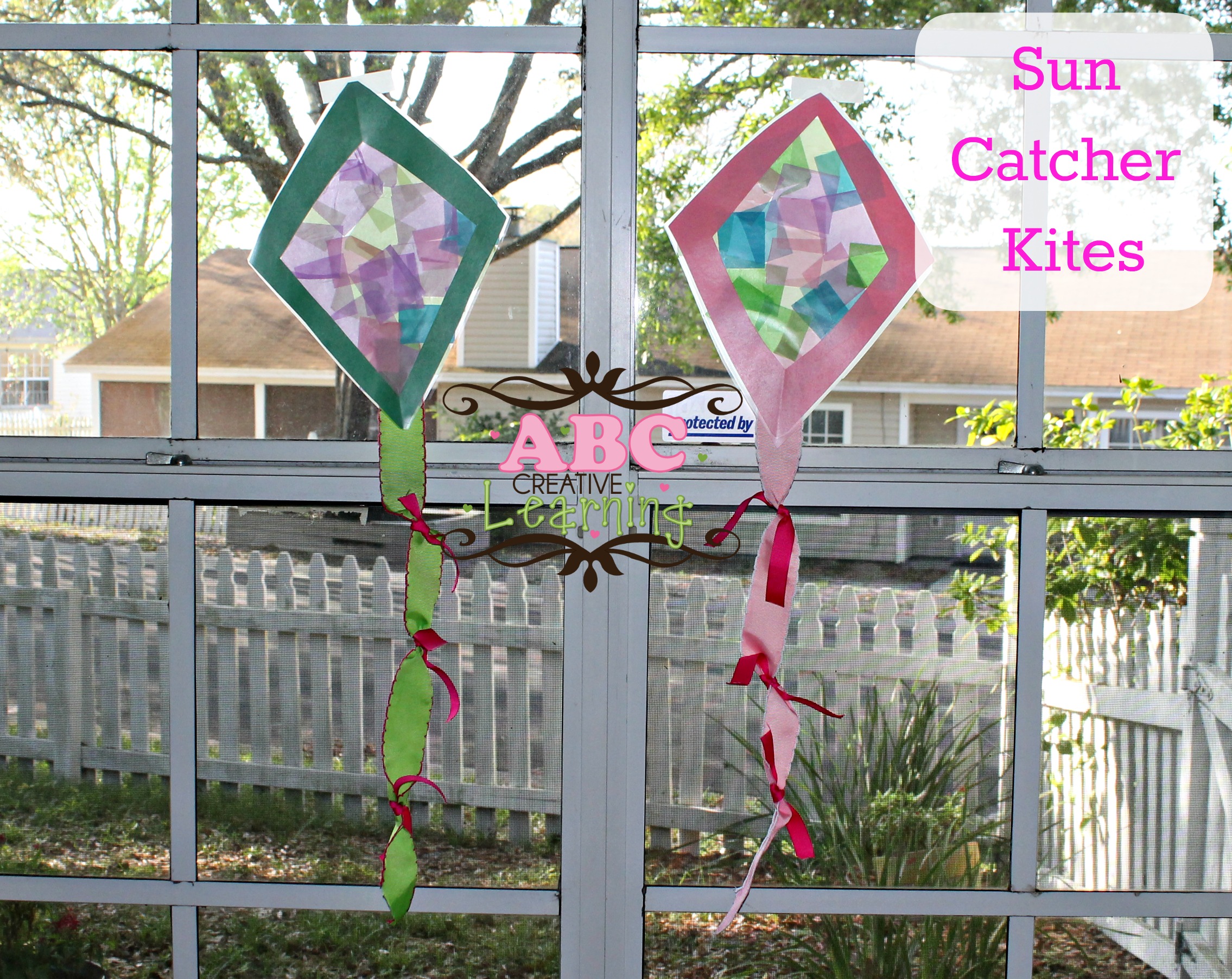 Sun Catcher Kite Craft