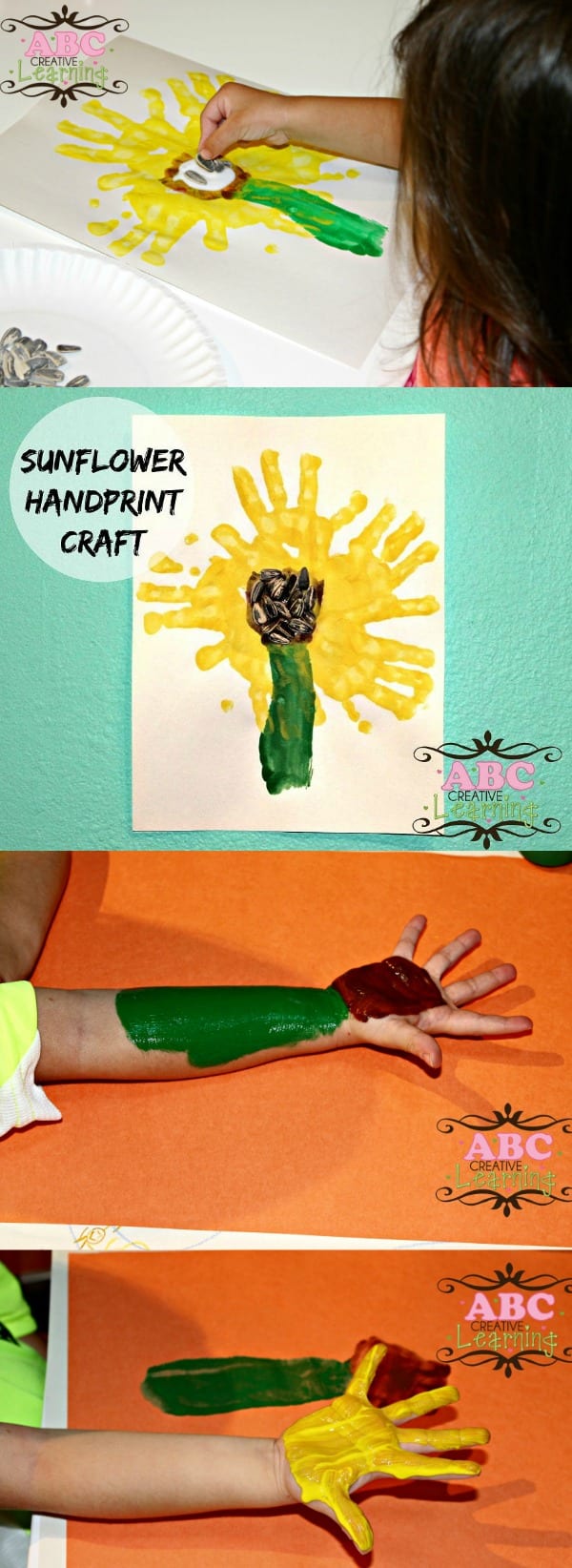 Sunflower Handprint Craft