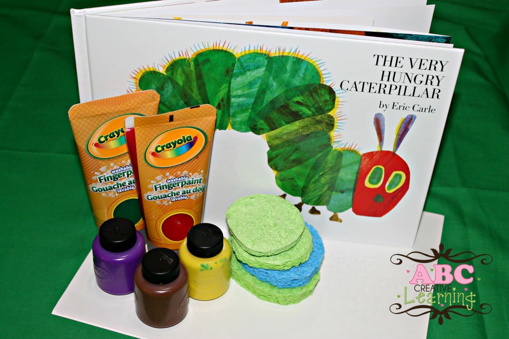 The Very Hungry Caterpillar Paint Craft