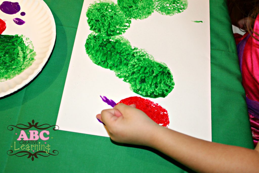 The Very Hungry Caterpillar Paint Craft