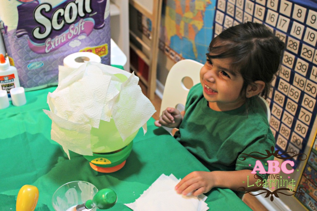 DIY LIght Up Moon with Scott Bath Tissue