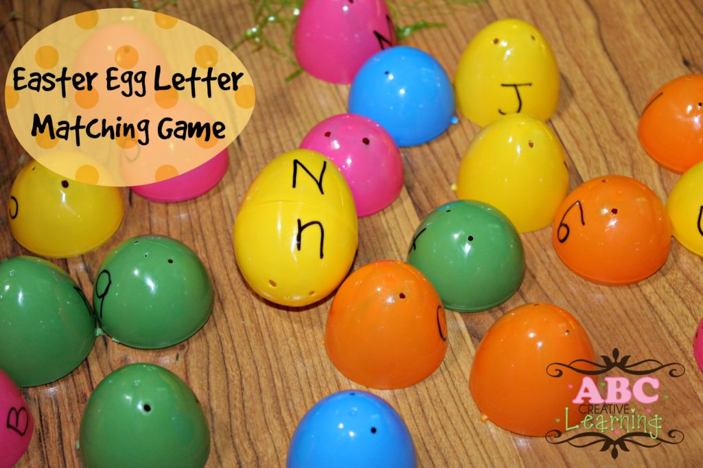 Easter Egg Letter Matching Game | Learning The Alphabet - simplytodaylife.com