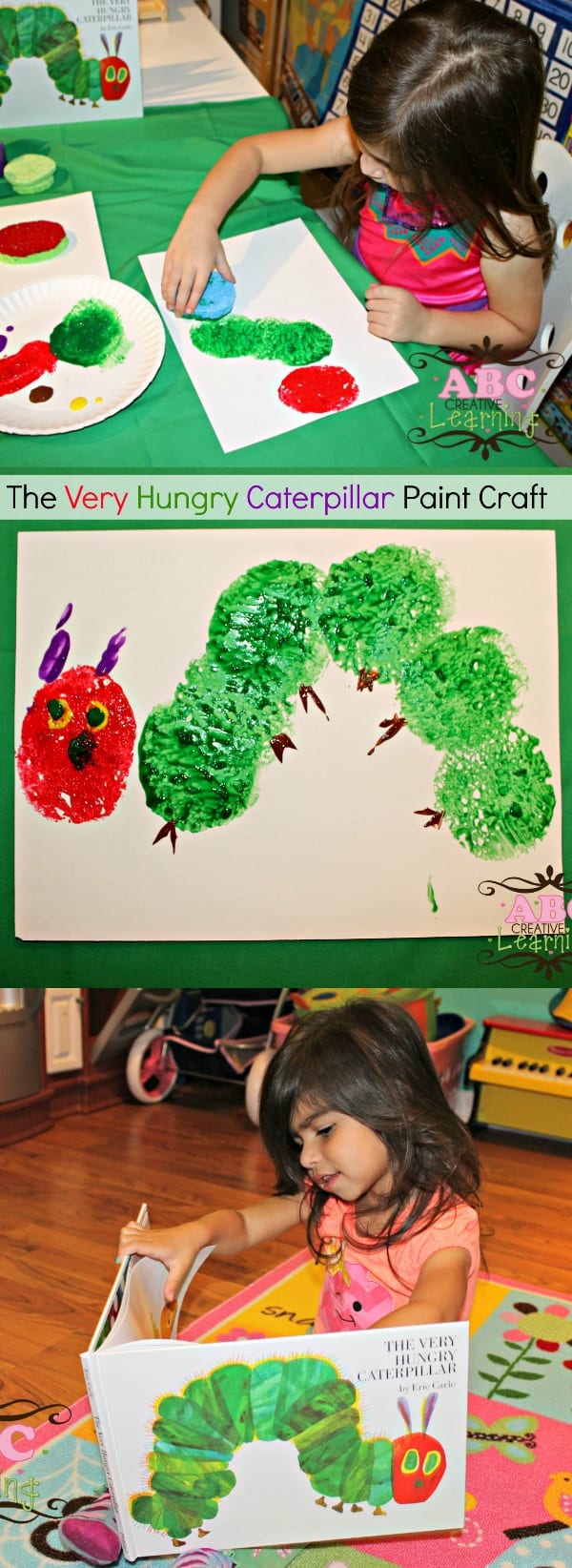 The Very Hungry Caterpillar Paint Craft