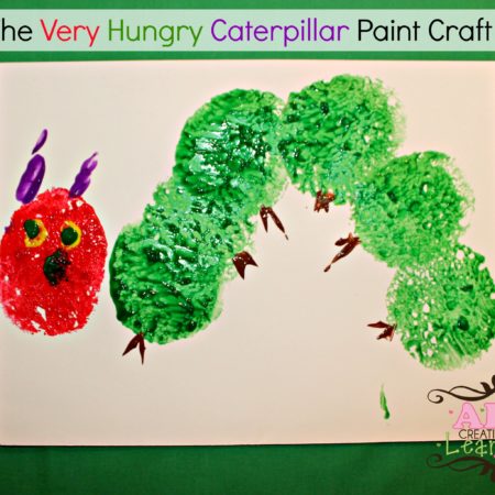 The Very Hungry Caterpillar Paint Craft