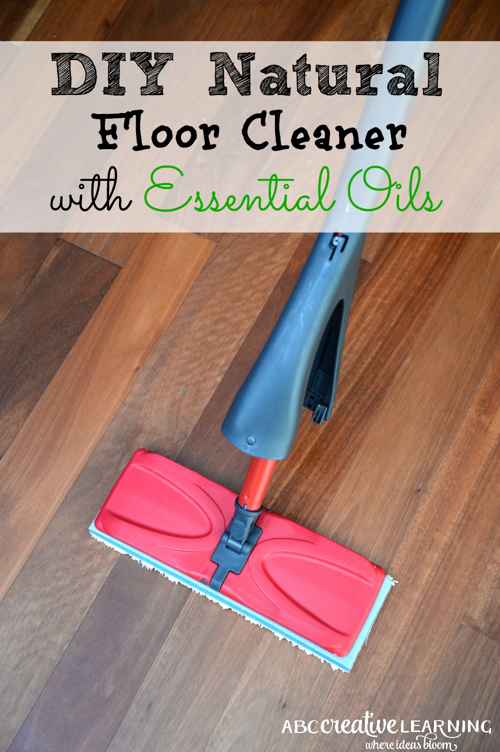 Natural Floor Cleaner with Essential Oils