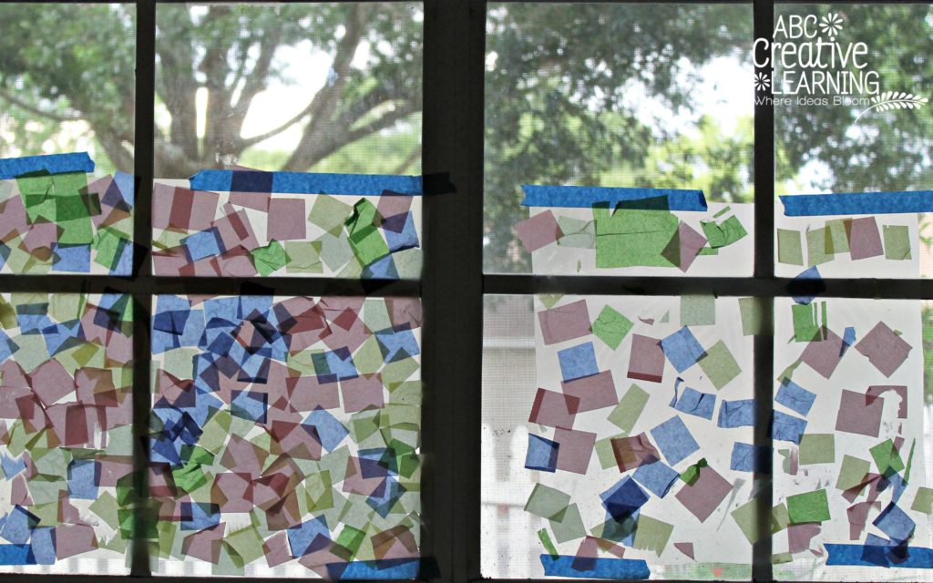 Kids Window Craft Mosaic