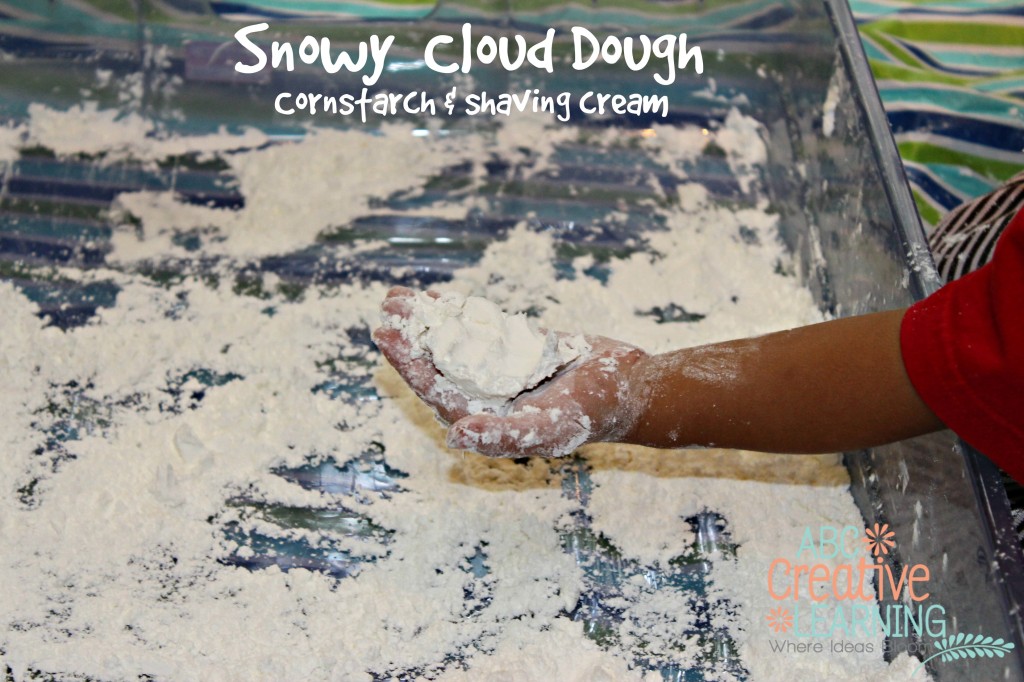 snowy cloud dough