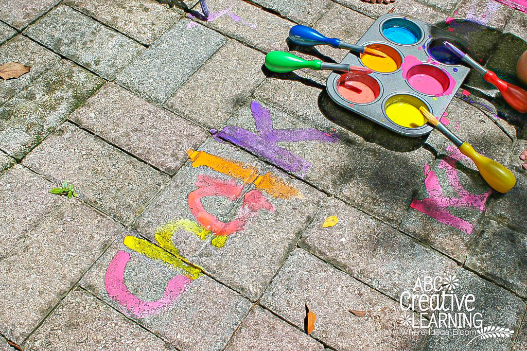 Make Your Own Outdoor Chalk Paint