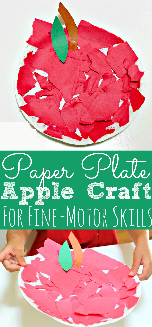 Paper Plate Apple Craft