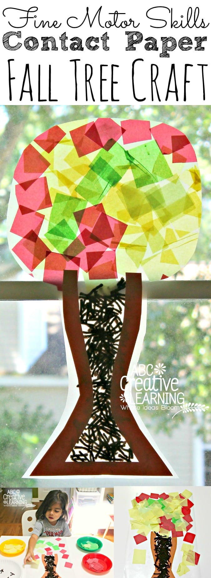 Torn Paper Apples: An Easy Fine Motor Activity - Friends Art Lab