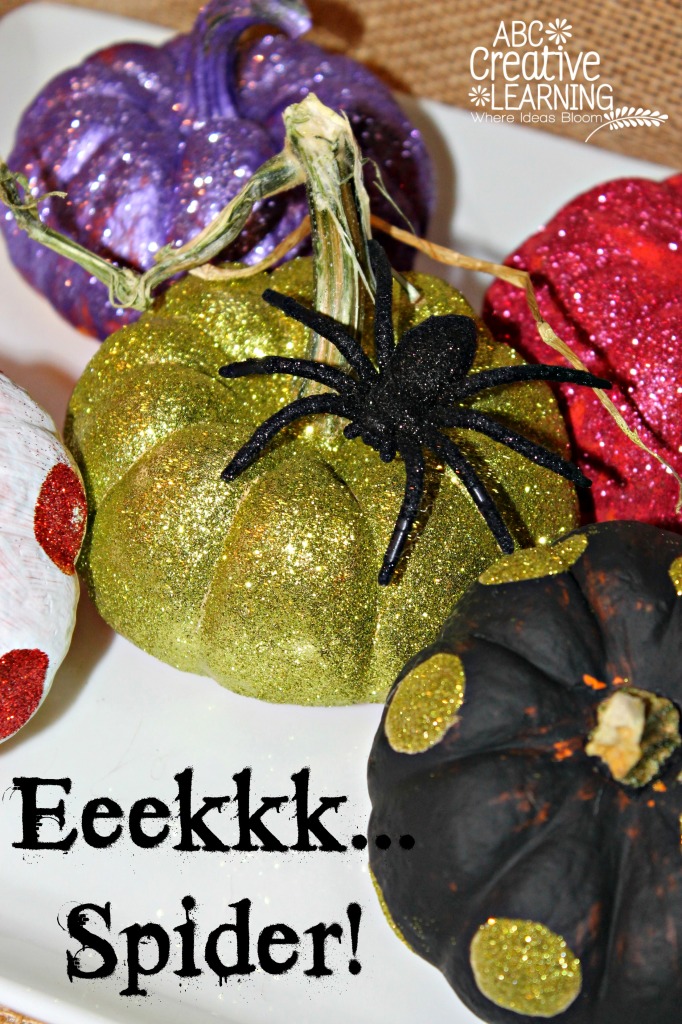 Glitter and Polka Dot Pumpkins