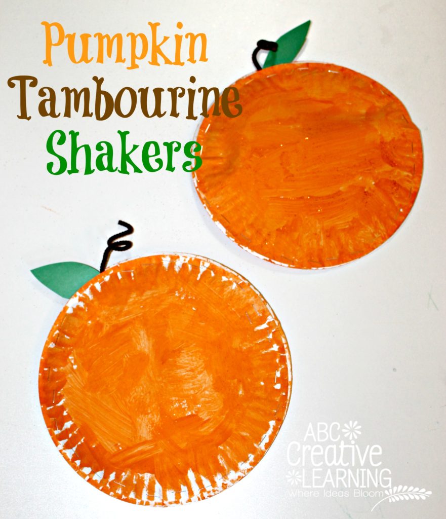 Pumpkin Tambourine Shakers