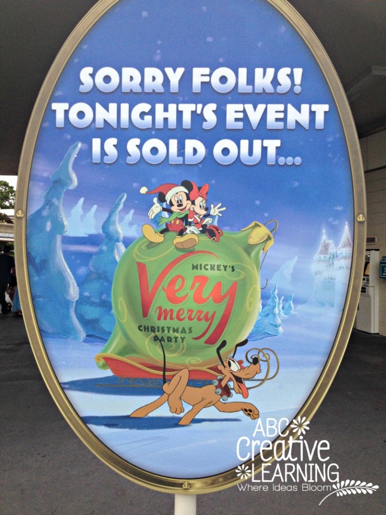 Mickey's Very Merry Christmas Party Selling Out