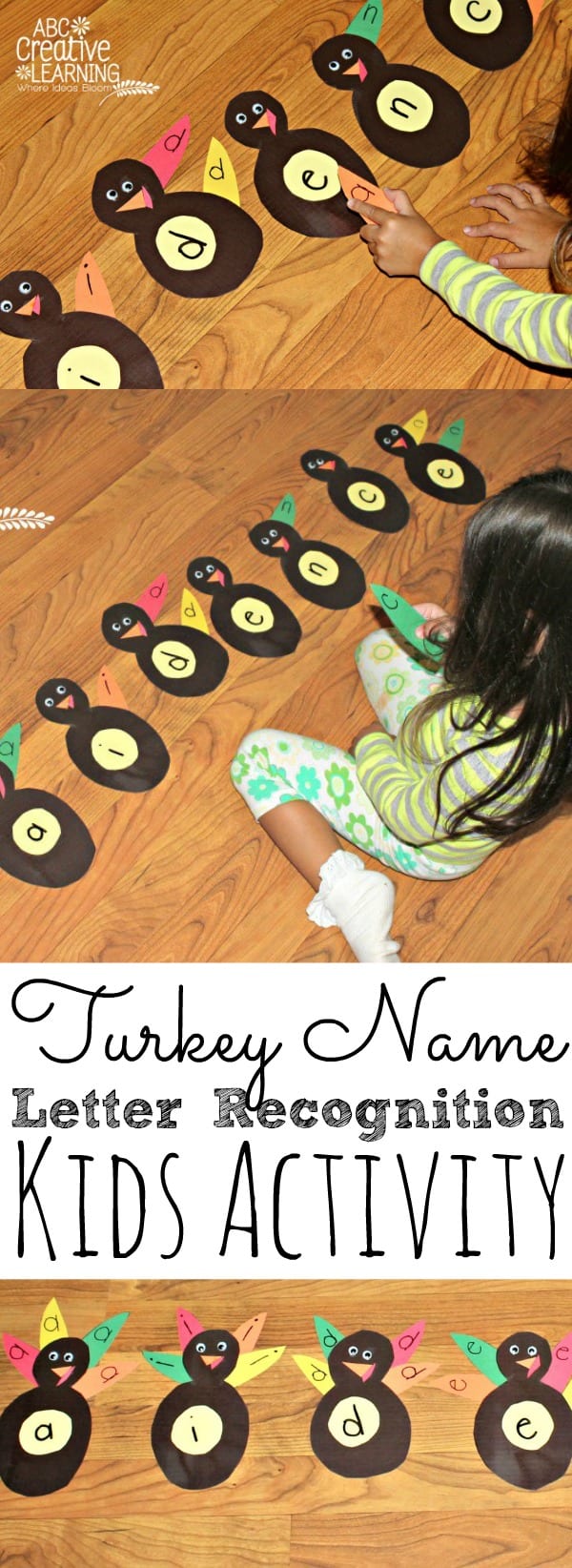 Turkey Name and Letter Recognition Activity