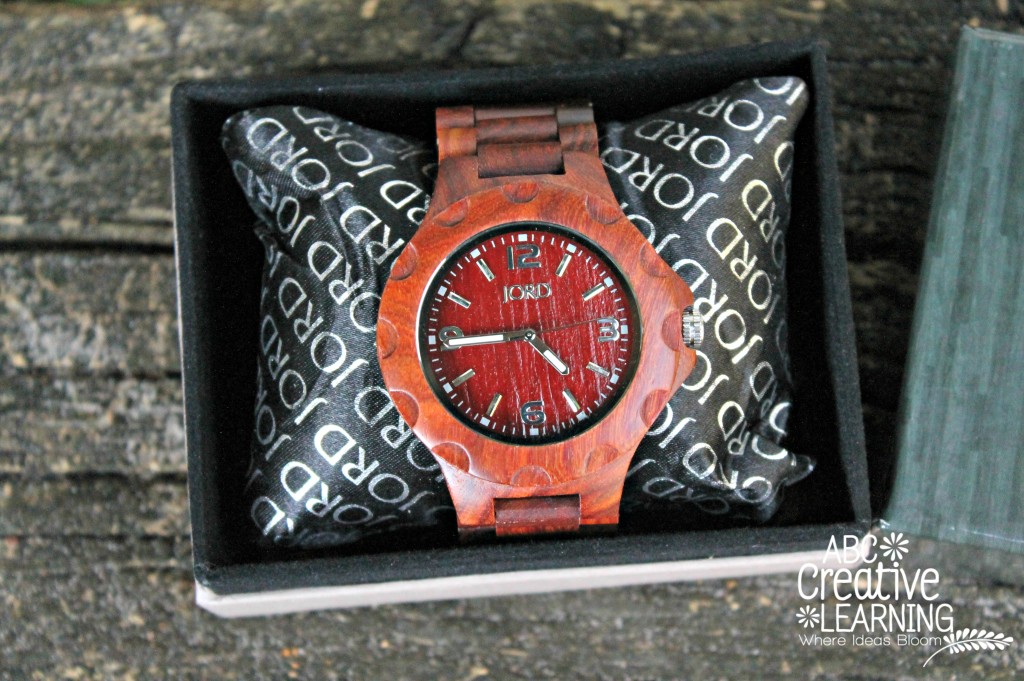 Jord Wood Watch Men Cherry Color