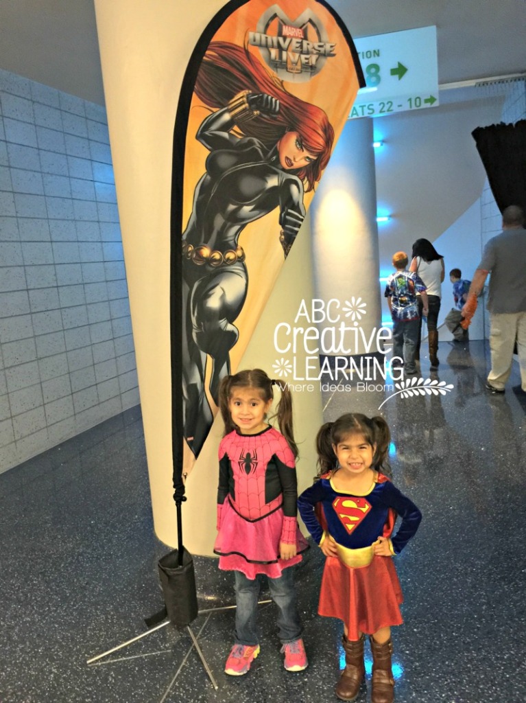 Marvel Universe Live My girls ready for the show