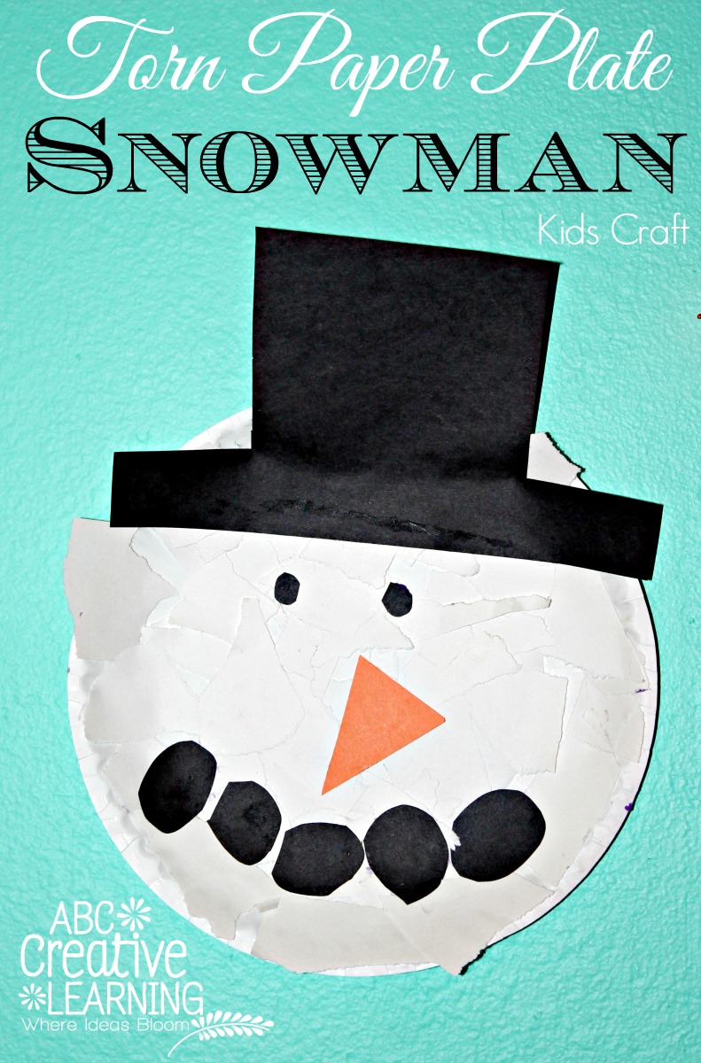 Paper on sale snowman craft