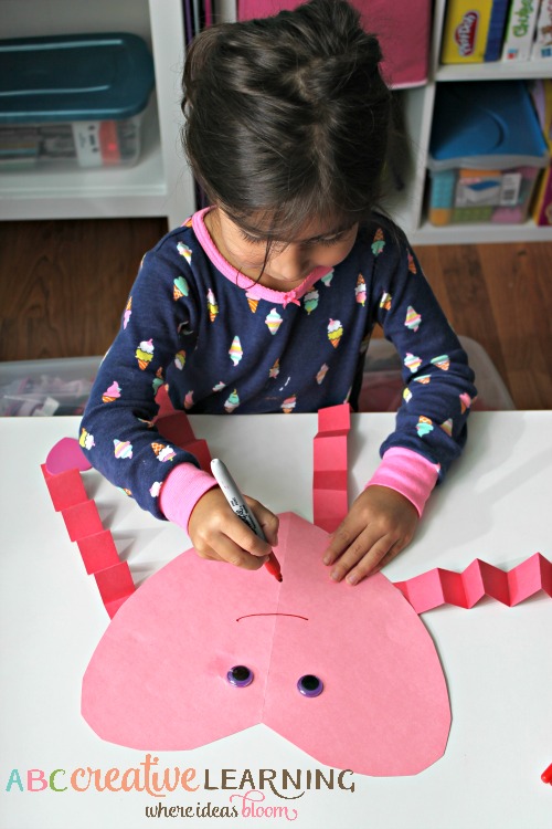 Easy and Cute Valentine's Day Heart Craft For Kids