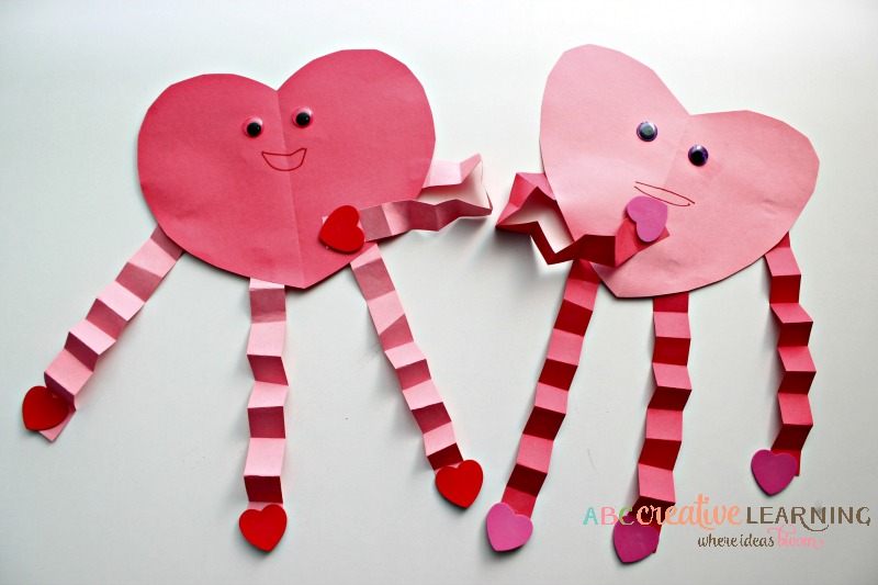 Easy and Cute Valentine's Day Heart Craft For Kids