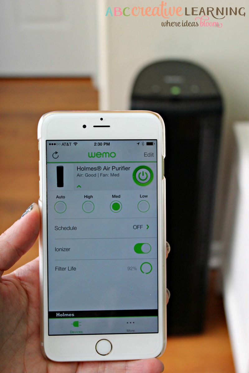 Holmes® Smart Air Purifier with WeMo® Review - Simply ...