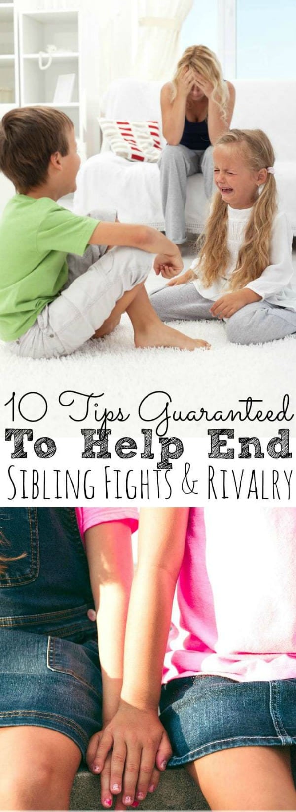 Parenting Tips To Help End Sibling fighting - simplytodaylife.com