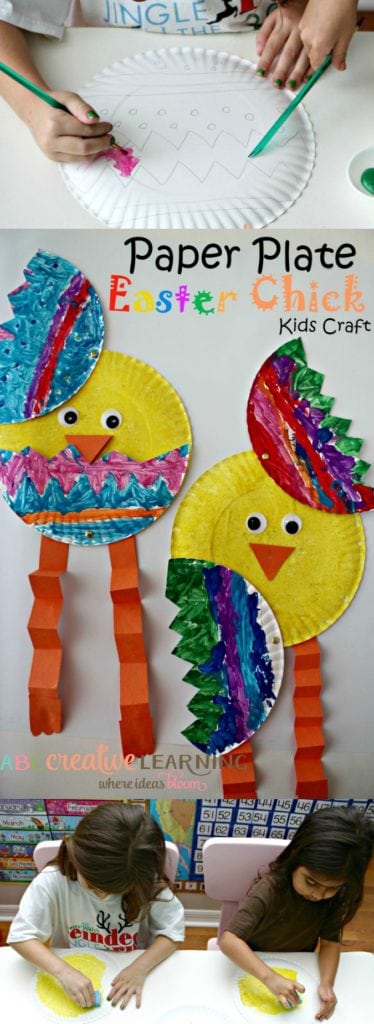 Paper Plate Easter Chick Kids Craft - Simply Today Life