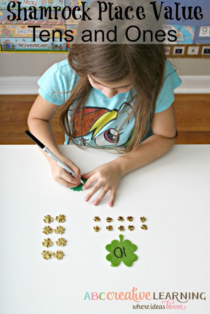 Shamrock Place Value Activity - simplytodaylife.com