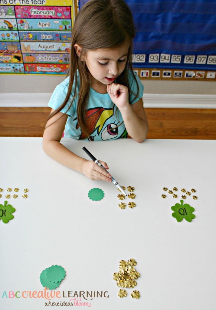 Shamrock Place Value - Tens and Ones Counting