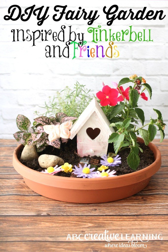 DIY Fairy Garden Inspired by Tinkerbell and Friends