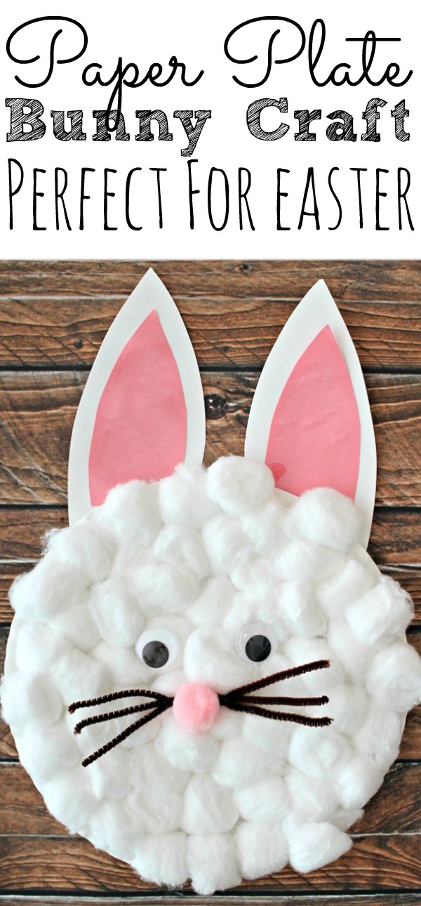 Easy Paper Plate Bunny Craft for Kids