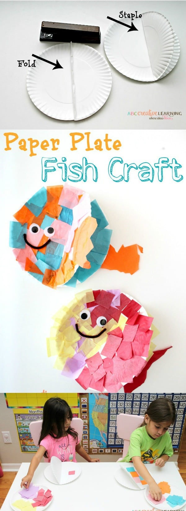 Paper Plate Fish Craft