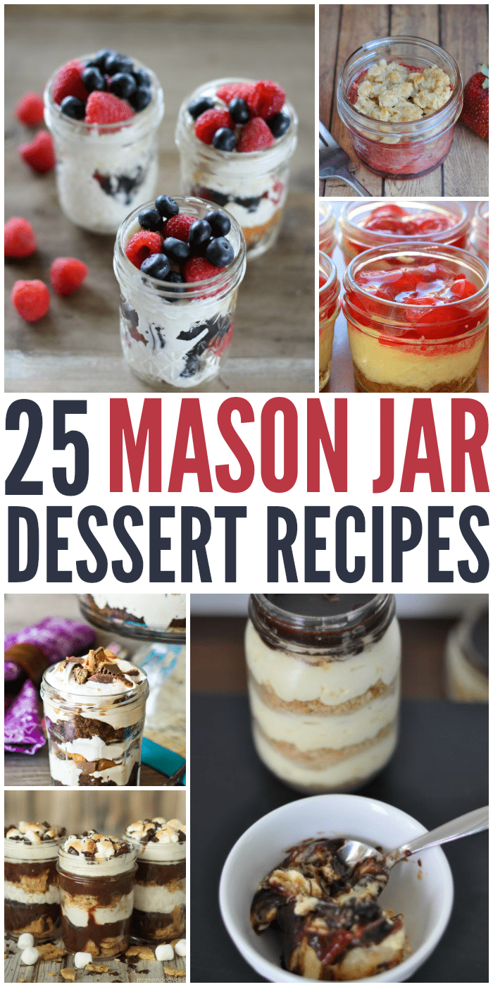 25 Mason Jars Dessert Recipes