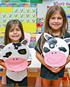 Paper Plate Cow Mask Craft For Kids - Simply Today Life